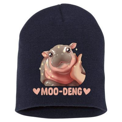 Moo Deng Short Acrylic Beanie