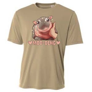 Moo Deng Cooling Performance Crew T-Shirt