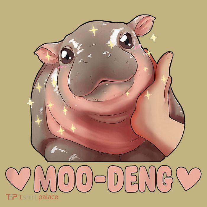 Moo Deng Button