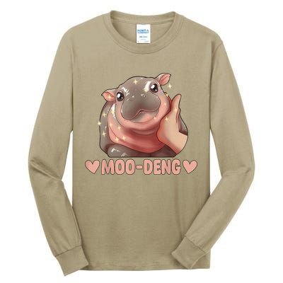 Moo Deng Tall Long Sleeve T-Shirt