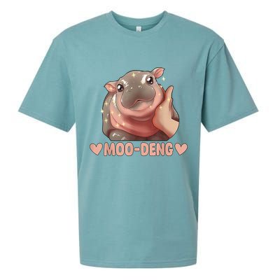 Moo Deng Sueded Cloud Jersey T-Shirt