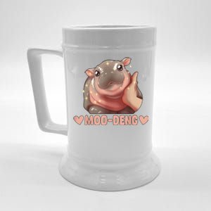 Moo Deng Beer Stein