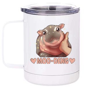 Moo Deng 12 oz Stainless Steel Tumbler Cup