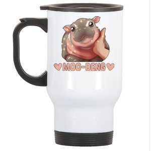 Moo Deng Stainless Steel Travel Mug