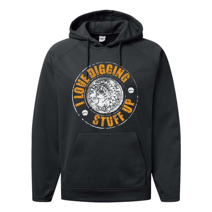 Metal Detecting Performance Fleece Hoodie