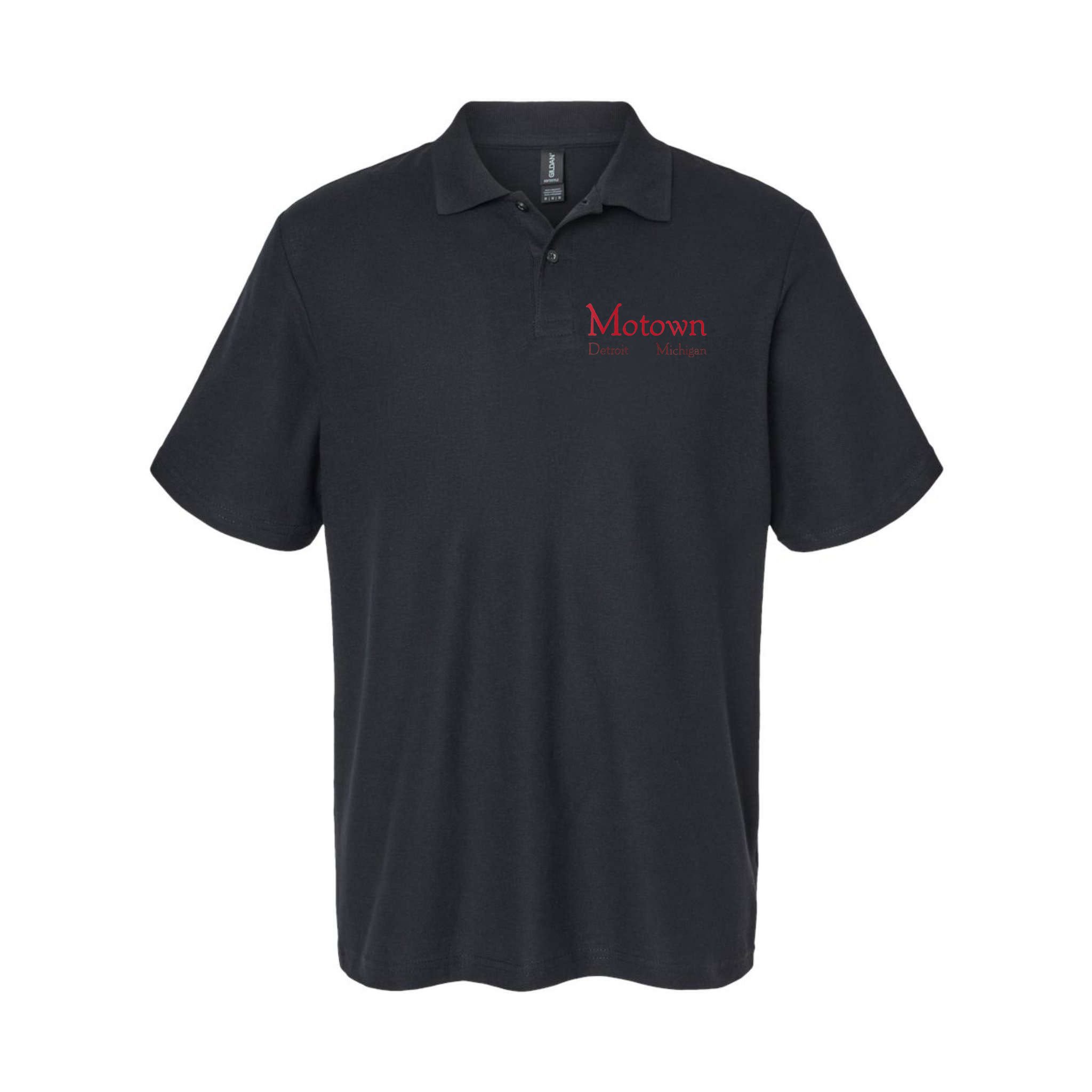 Motown Detroit Motor City Michigan Music Polo