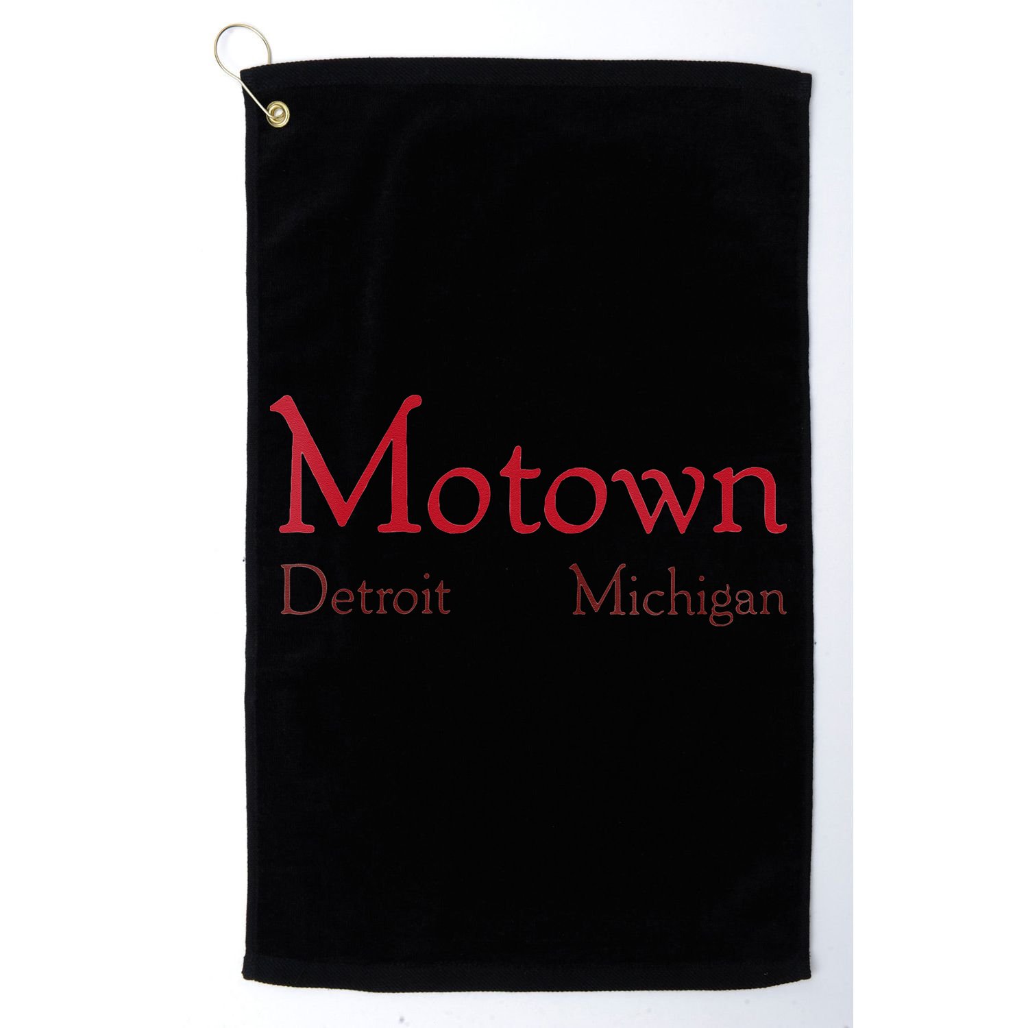 Motown Detroit Motor City Michigan Music Golf Towel