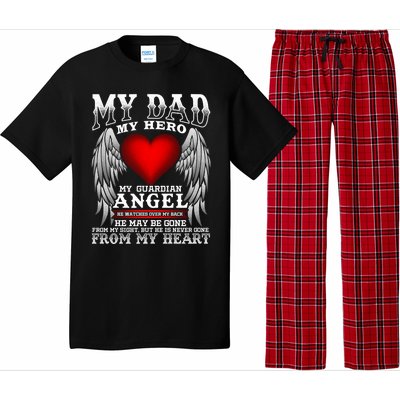 My Dad My Hero My Guardian Angel! Father's Day Gift Pajama Set