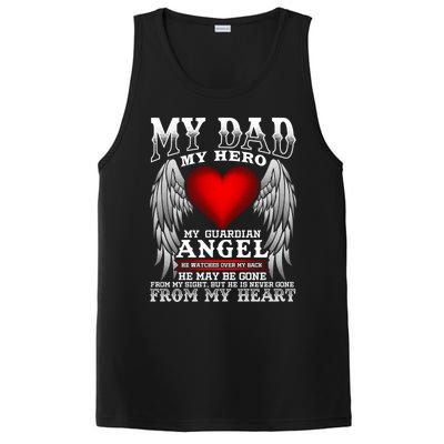 My Dad My Hero My Guardian Angel! Father's Day Gift PosiCharge Competitor Tank