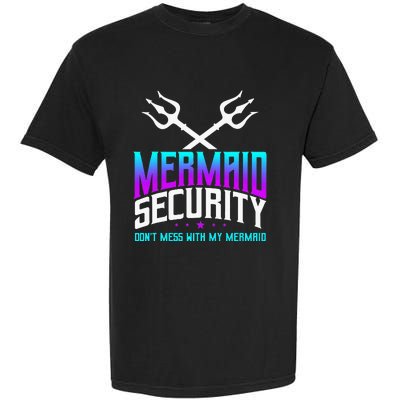 Mermaid Daddy Merdad Fathers Day Merman Dad Papa Merfolk Garment-Dyed Heavyweight T-Shirt