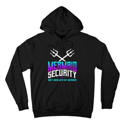 Mermaid Daddy Merdad Fathers Day Merman Dad Papa Merfolk Hoodie