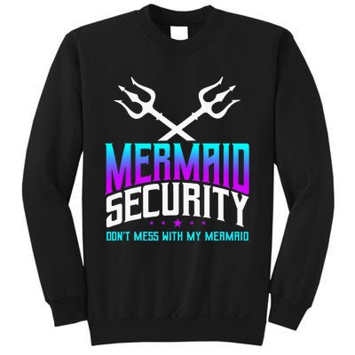 Mermaid Daddy Merdad Fathers Day Merman Dad Papa Merfolk Sweatshirt