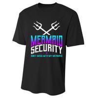 Mermaid Daddy Merdad Fathers Day Merman Dad Papa Merfolk Performance Sprint T-Shirt