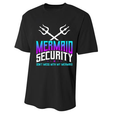 Mermaid Daddy Merdad Fathers Day Merman Dad Papa Merfolk Performance Sprint T-Shirt