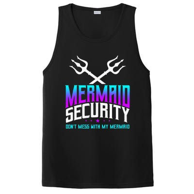 Mermaid Daddy Merdad Fathers Day Merman Dad Papa Merfolk PosiCharge Competitor Tank