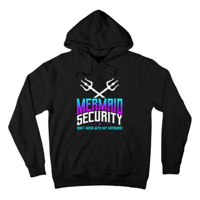 Mermaid Daddy Merdad Fathers Day Merman Dad Papa Merfolk Tall Hoodie