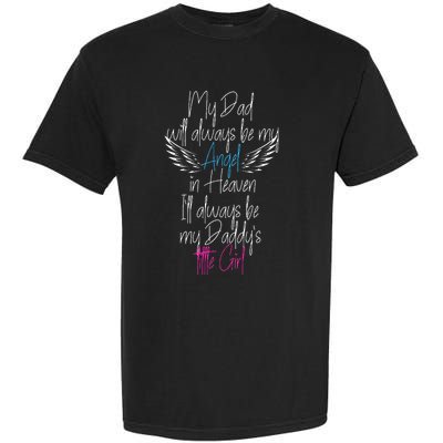 My Dad My Angel In Heaven In Loving Memory Of My Dad Garment-Dyed Heavyweight T-Shirt