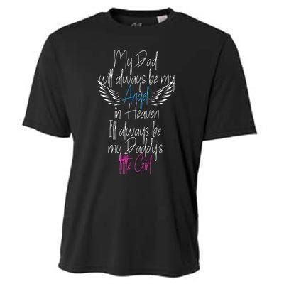 My Dad My Angel In Heaven In Loving Memory Of My Dad Cooling Performance Crew T-Shirt