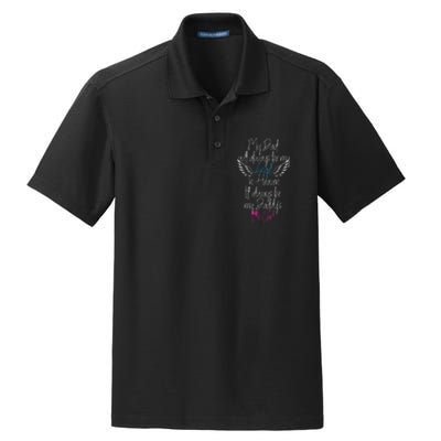 My Dad My Angel In Heaven In Loving Memory Of My Dad Dry Zone Grid Polo