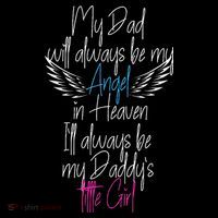 My Dad My Angel In Heaven In Loving Memory Of My Dad Baby Bodysuit