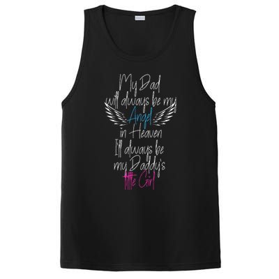 My Dad My Angel In Heaven In Loving Memory Of My Dad PosiCharge Competitor Tank