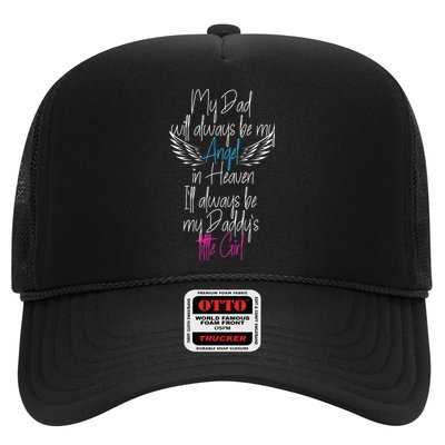 My Dad My Angel In Heaven In Loving Memory Of My Dad Trucker Hat