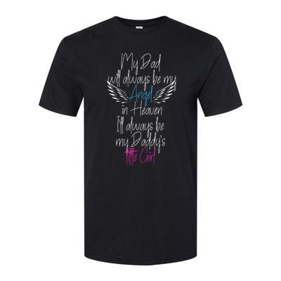 My Dad My Angel In Heaven In Loving Memory Of My Dad Softstyle CVC T-Shirt