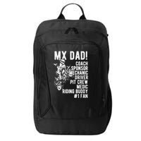 Mx Dad Moto Cross Dad City Backpack