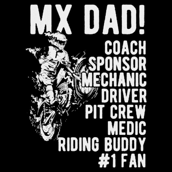Mx Dad Moto Cross Dad City Backpack