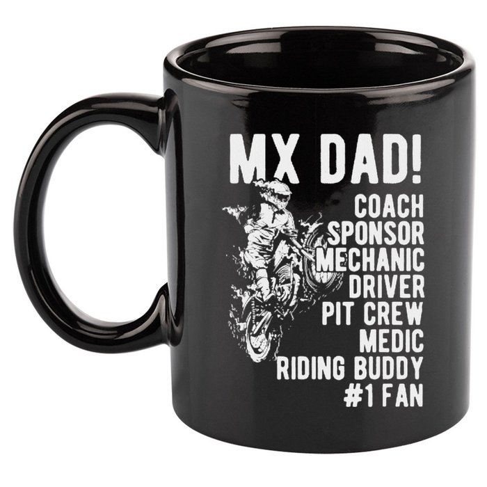 Mx Dad Moto Cross Dad 11oz C Handle Ceramic Mug