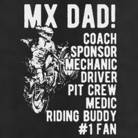 Mx Dad Moto Cross Dad 11oz C Handle Ceramic Mug