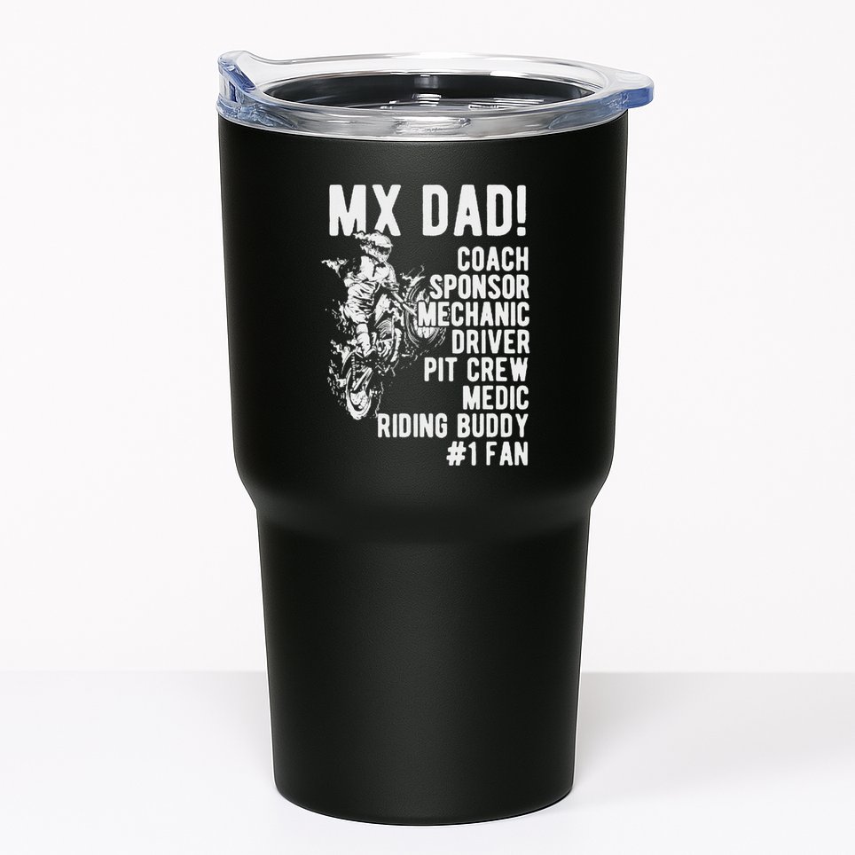 Mx Dad Moto Cross Dad Tumbler