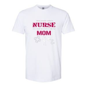 Mother's Day Most People Call Me Nurse Mom Gift Softstyle CVC T-Shirt