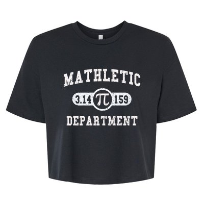 Mathletic Department Bella+Canvas Jersey Crop Tee