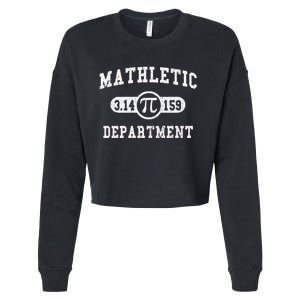 Mathletic Department Cropped Pullover Crew