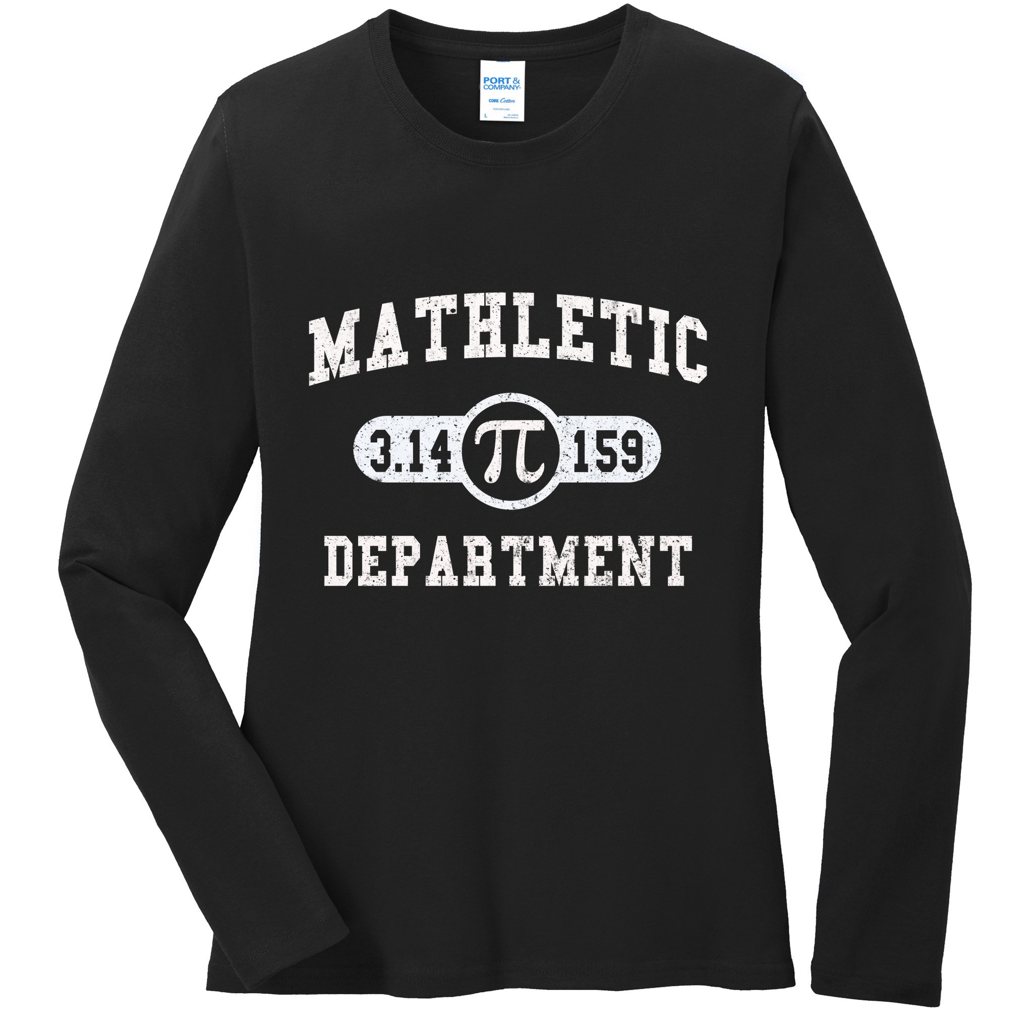 Mathletic Department Ladies Long Sleeve Shirt