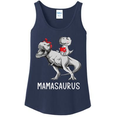 MotherS Day Mom Mamasaurus Dinosaur Mama T Rex Saurus Ladies Essential Tank