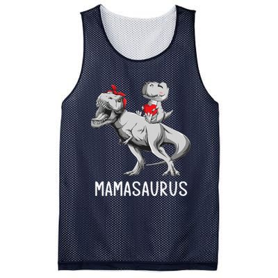 MotherS Day Mom Mamasaurus Dinosaur Mama T Rex Saurus Mesh Reversible Basketball Jersey Tank