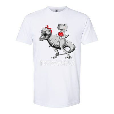 MotherS Day Mom Mamasaurus Dinosaur Mama T Rex Saurus Softstyle® CVC T-Shirt