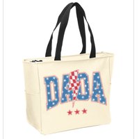 Mama Dada Mini 4th Of July American Family Matching  Zip Tote Bag
