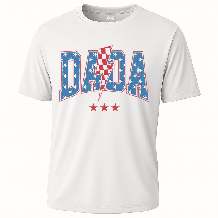Mama Dada Mini 4th Of July American Family Matching  Cooling Performance Crew T-Shirt