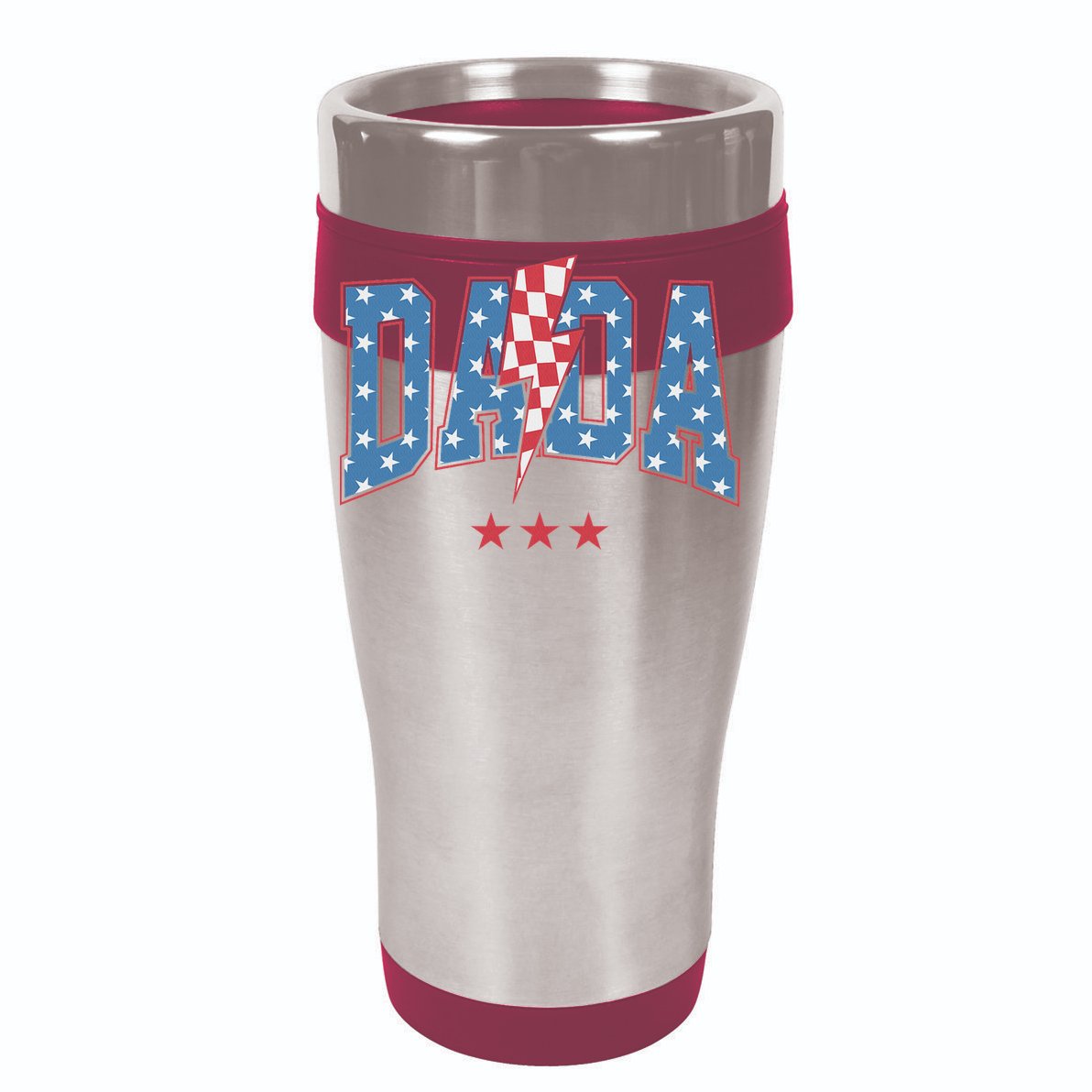 Mama Dada Mini 4th Of July American Family Matching  V-Neck T-Shirt