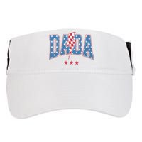 Mama Dada Mini 4th Of July American Family Matching  Adult Drive Performance Visor