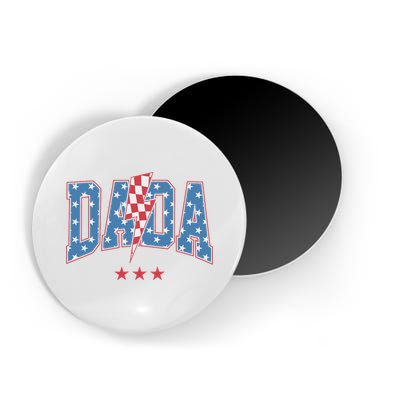 Mama Dada Mini 4th Of July American Family Matching  Magnet