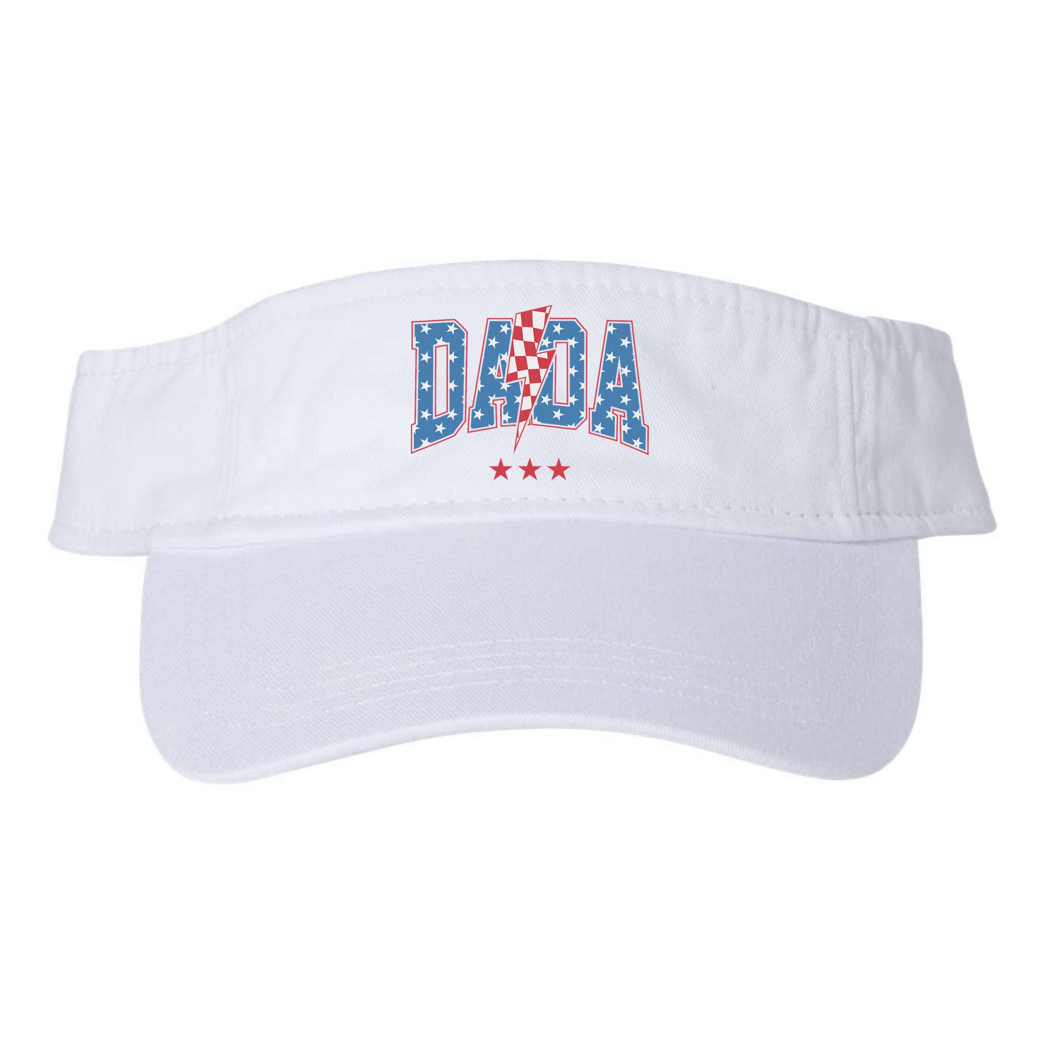 Mama Dada Mini 4th Of July American Family Matching  Visor