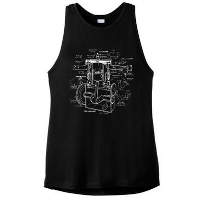 Machine Details Mechanic Ladies PosiCharge Tri-Blend Wicking Tank