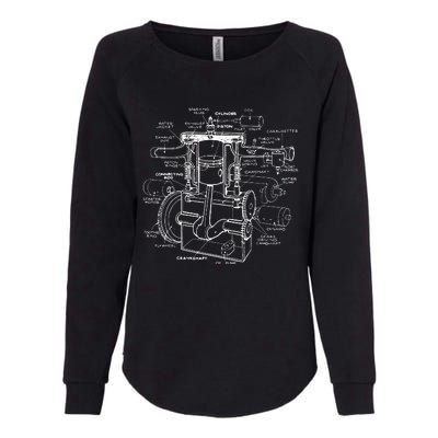 Machine Details Mechanic Womens California Wash Sweatshirt