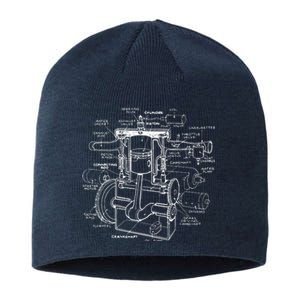 Machine Details Mechanic Sustainable Beanie