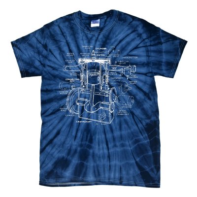 Machine Details Mechanic Tie-Dye T-Shirt