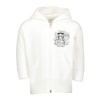 Machine Details Mechanic Toddler Zip Fleece Hoodie